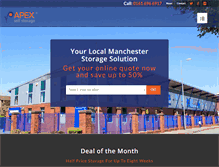 Tablet Screenshot of apexselfstorage.co.uk